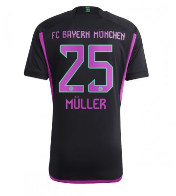 Bayern Munich Thomas Muller #25 Vieraspaita 2023-24 Lyhyet Hihat